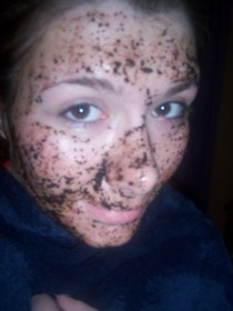 Egg White And Coffee Grounds Exfoliating Facial