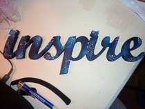 Starry "Inspire" Decoration