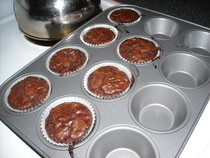 Mint Oreo Brownie Cupcakes!
