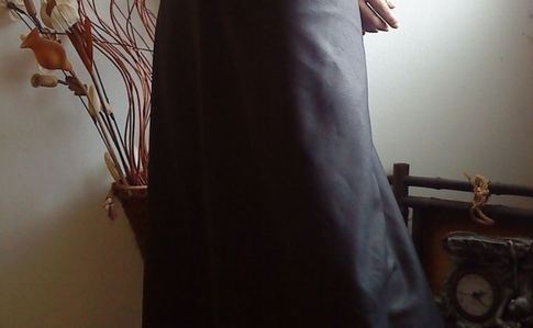 A Line Skirt (Dark Brown)