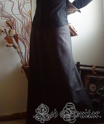 A Line Skirt (Dark Brown)