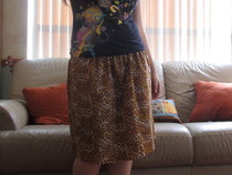 Cheetah Print Skirt