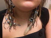Paper And Hemp Earings :)