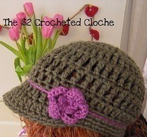 $2 Crocheted Cloche My First Hat Pattern!