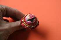 Kitschy Ring Made Of Recyling Materials. 