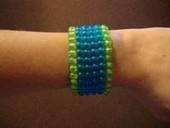 Blue And Green Bracelet Of Beads