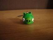 Angry Birds "Pig" Made Of Fimo Clay