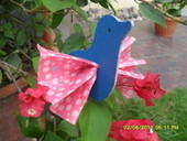 Cardboard Birdie With Origami Paper Wings
