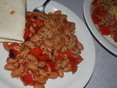 Vegan Pinto Beans,Rice, & Kale