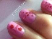 V Day Nails <3
