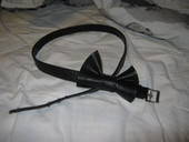 Leather Bow Belt
