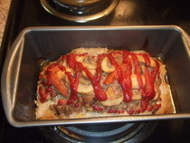 Mushroom And Tomato Meatloaf