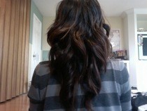 Long Curls Using Wand