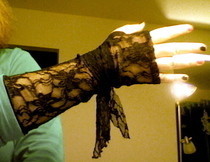 Lacy Fingerless Gloves
