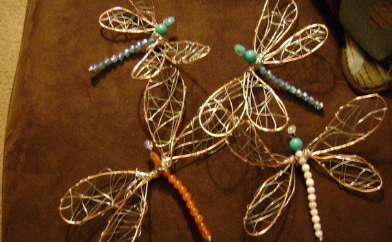 Wire Dragonflies