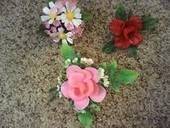Plastic Flower Barrette
