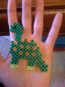 Hama Bead Dinosaur