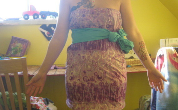 Purple Bubble Dress