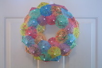 Drink Umbrella Wreath