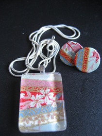 Glass Tile Pendant 