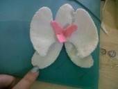 Felt Orchid Vintage Hair Slide