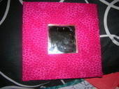 Pink Leopard Print Picture Frame Mirror