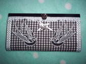 Swallow Gingham Purse :)