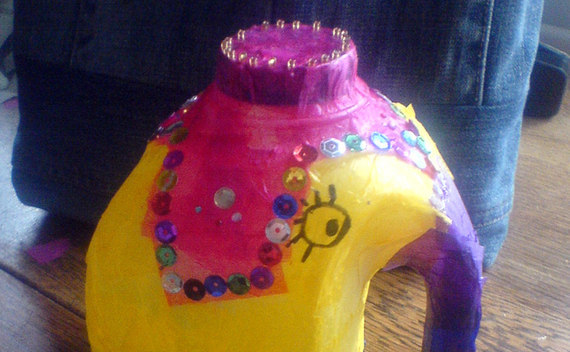 Milk Bottle Elephants