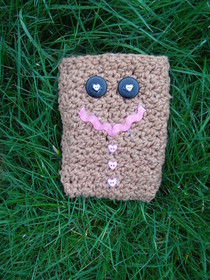 Gingerbread Man Phone Cozy :)