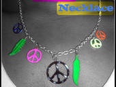Colorful Peace Necklace