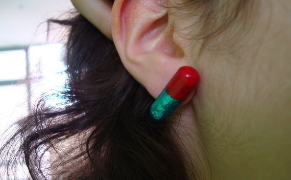 Red And Blue Pills Earrings