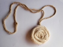 Fabric Flower Necklace