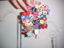 Button Jewellery Display