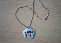 Alphabet Letters Pasta Pendant