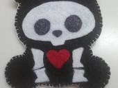 Skeleton Bear Pin