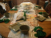 St. Patrick's Day Table Setting