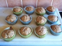 Banana, Honey And Cinnamon Muffins
