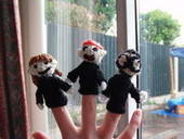 Crocheted Harry Potter Puppet (Finger) Pals