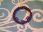 Scrappy Purple Ring Necklace