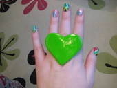 Fimo Heart Ring