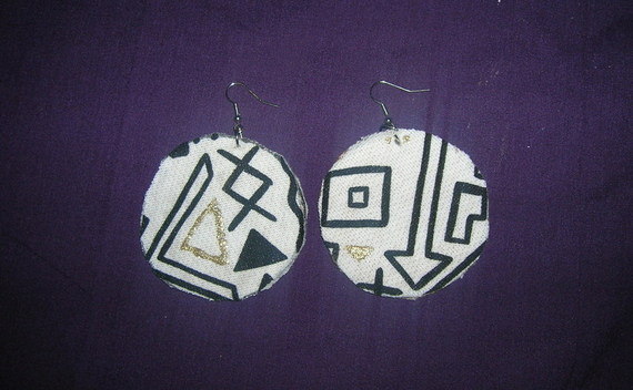 Cardboard Earrings