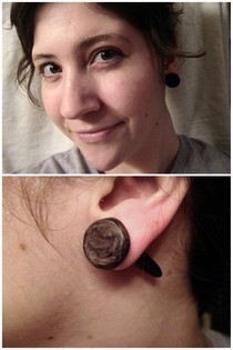 Fake Gauge Earrings