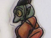 Jaken Shrinky Dinks Pin