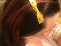 Measuring Tape Hair Bow