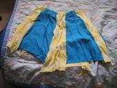 Two Color A Line Tee Skirt