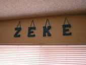 Child's Name Hanging 