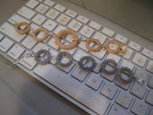 Wooden Circle Bracelet