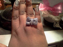 Zipper Bow Ring