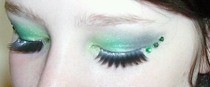 Green Eyeshadow.