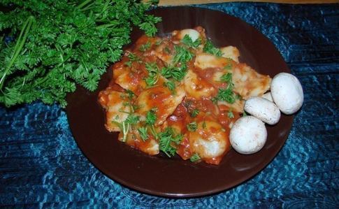 Vegan "Beef" Ravioli 